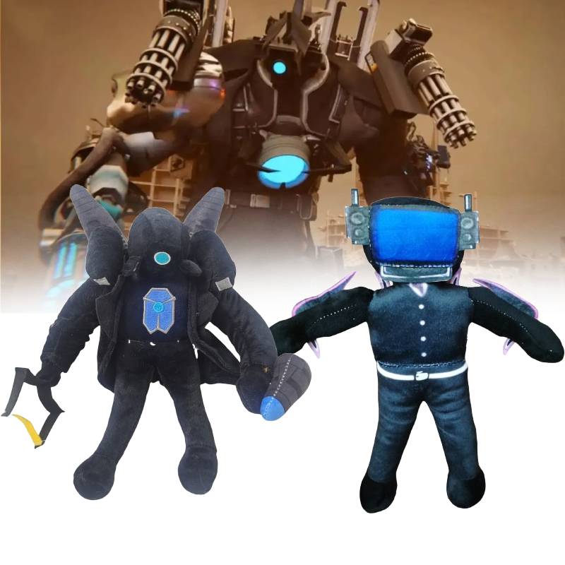 Skibidi Cameraman Toilet Tvman Plush Toy Cartoon Doll Child Sleep Gift Pillow