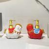 Dispensador de Jabón Diseño de Caballo Jabón de Manos Loción Gel de Ducha Botella con Cabezal de Bomba Dorado Accesorio de Baño