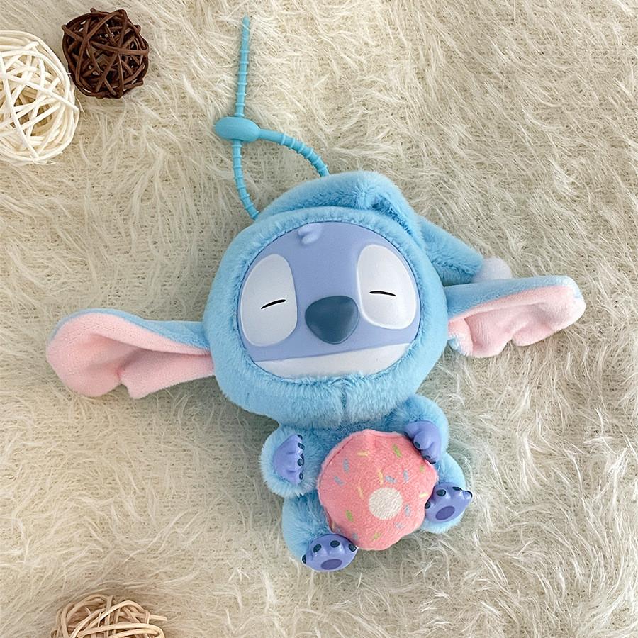 Pajamas Plush Stitch Keychain Stuffed Toy Soft Pp Cotton Filling Gift For Teens