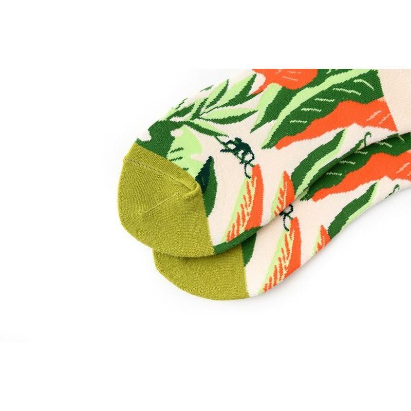 Men and Women Couples Socks Stockings Medium Tube Spring Trend Oil Painting