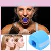 Silicone Jawline Toner Ball For Muscles And Fitness Training Black