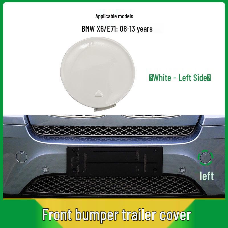 08-13 BMW X6 Front Bumper Tow Hook Cover E71 - Part 51117074460