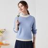 Zhaojun Women's Pure Cashmere Half-High Neck Raglan Sweater