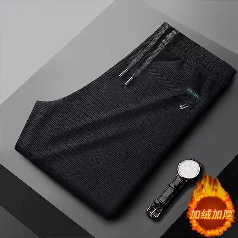 

New loose casual pants men s trend versatile pants summer thin pendant wide-leg pants M