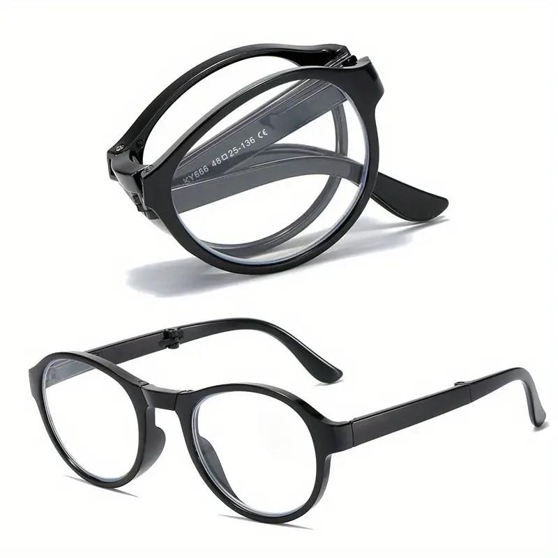 3pcs Unisex Foldable Reading Glasses Portable Lightweight Blue Light Blocking Presbyopia Glasses Magnification +1.0