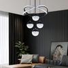 Modern led Chandelier Lighting Three LED Colors Nordic Restaurant Lighting Living Room Chandelier Hanging Lamp Lighting Fixture