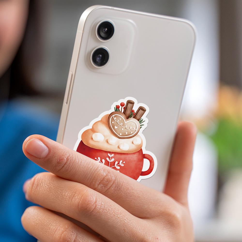 Christmas Graffiti Stickers - 50/100/200 Waterproof Decorative Stickers for Cups & Computers