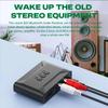 Bluetooth 5.4 Audio Receiver Wireless U Disk RCA 3.5mm AUX USB Stereo Music Adapter with Mic For Car Kit Amplifier Wired Speaker