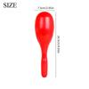 1Pair Plastic Maracas Toy Party Shakers Noisemakers Plastic Maraca Shakers Music Hand Shakers Noise Making Toy