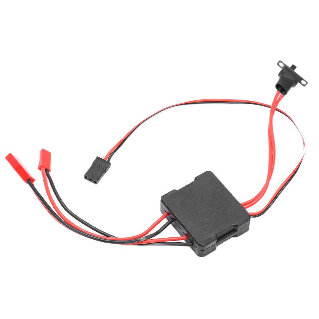 Electronic Speed Controller Waterproof Black Brushed ESC 40A for 1/16 RC Car 1/18 RC Car Upgrade