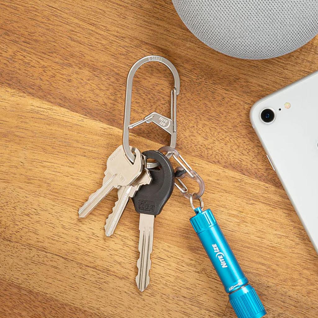 NITEIZE G Carabiner #3 Stainless Silver Small