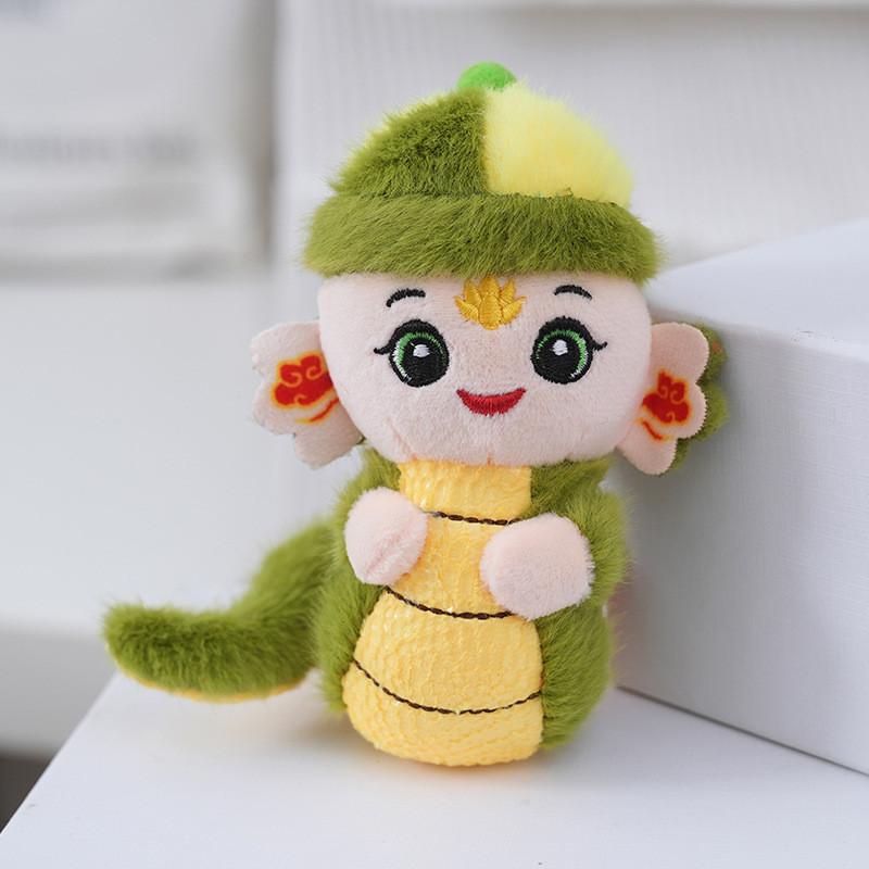 Snuggly Adorable Plush Snake Year Animal Doll For Festivals Custom Gift Logo
