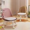 Transparent Low Chair Simple Backrest Seat New Small Stool  Household