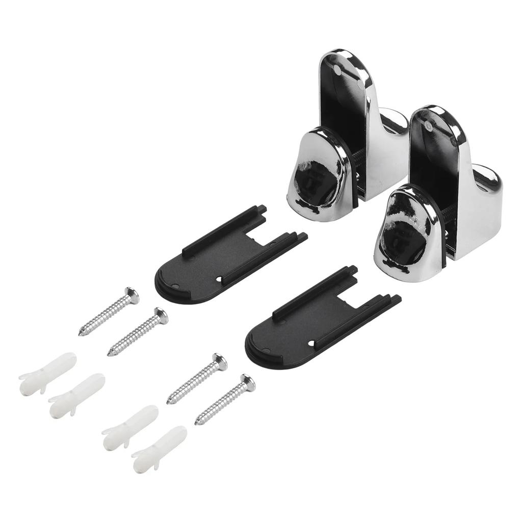 2pcs Adjustable Glass Shelf Holder Clamps Bathroom Support Brackets Shelves Holder For 3-20 Mm Thick Shelf Glass