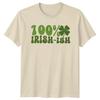 100 IrishIsh St Patricks Day Holidays Unisexs Unisexs Graphic Tee Shirt
