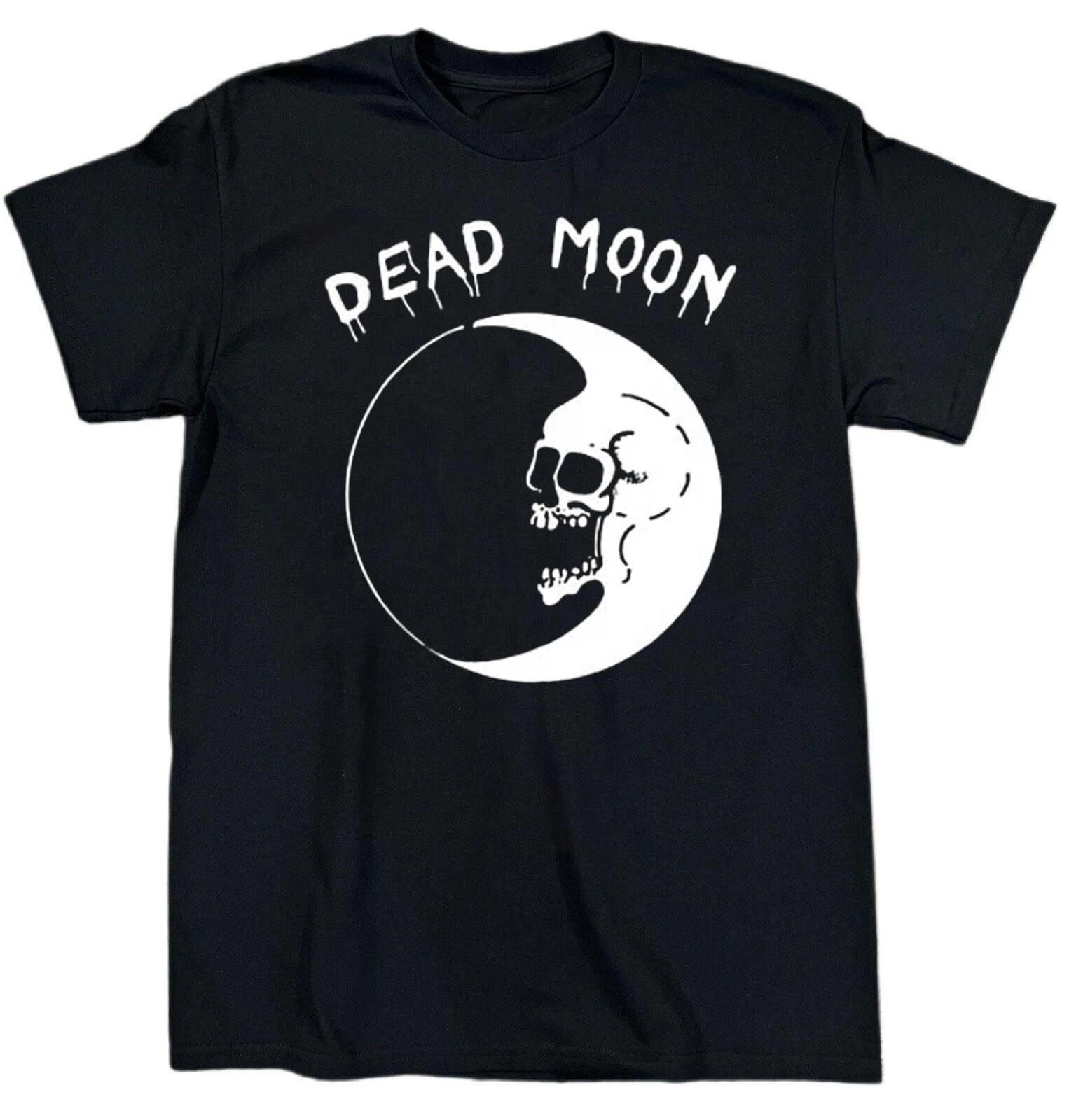 Collection Dead Moon Band Album Heavy Cotton Black T Shirt S-5XL TR547 XS