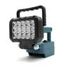 Cordless LED Work Light for Makita 18V Li-ion Battery FloodLight With 1 USB Portable LED Flashlight for Construction Work Light