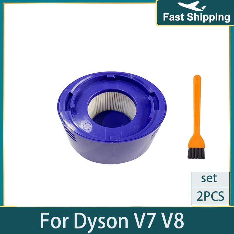Pre-Filters HEPA Post-Filters Replacements for Dyson V8 and V7 Absolute Cordless Vacuum Cleaners Filter for Dyson 7 8