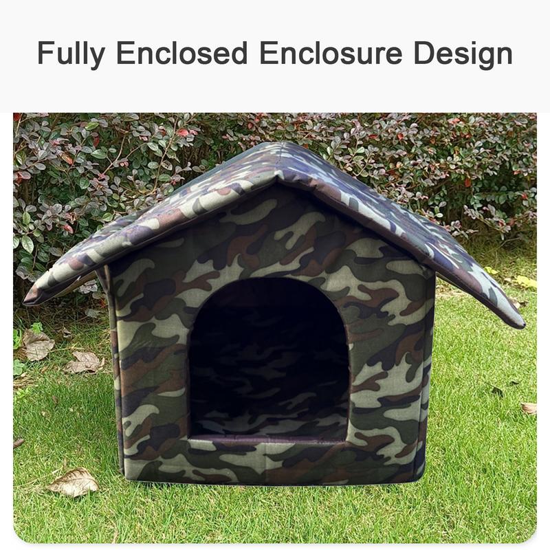 Außen Wildkatzenunterstand regendicht Winterwärme geschlossen Katze Hund Schlafhaus Für Außen Welpenunterstand