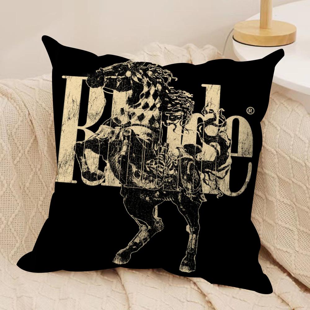 Fashion Brand RRHUDEs Cushion Cover Soft Plush Fabric DoubleSided Printed Sofa Cushion Cover for All Seasons Home Decor Gift