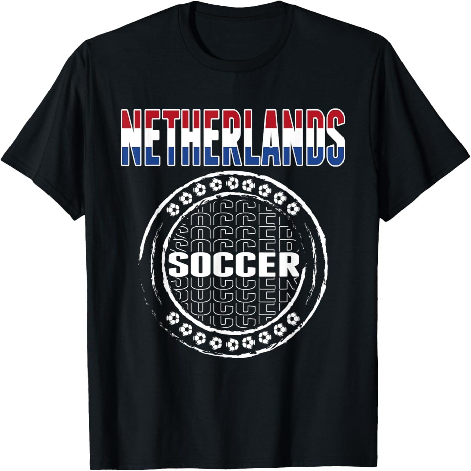 Netherlands Soccer Fans Jersey - Proud Dutch Football Lovers T-Shirt S