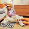 Rabbit-haired White Goose Doll Plush Toy Duck Large Size Sleeping Pillow Boys and Girls Sleeping with Dolls Birthday Gift