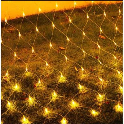 NuFeng Solar Powered Warm White Fishing Net String Lights