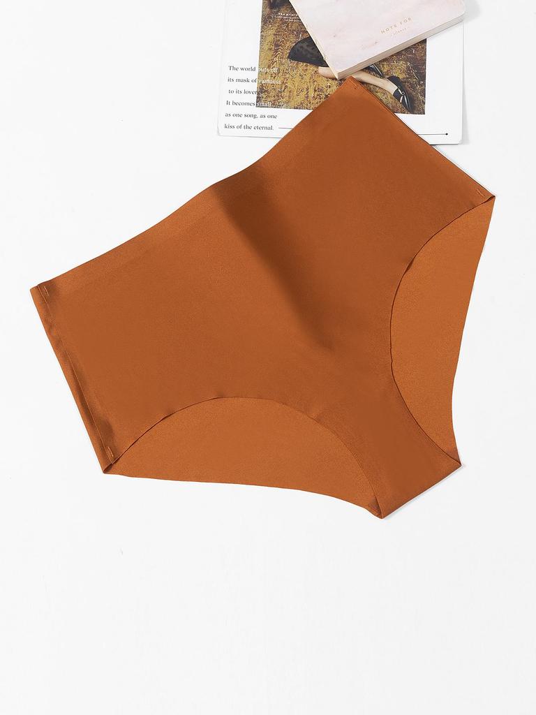 Women's High-Waist V-Shaped Seamless Ice Silk Hip-Lifting Triangle Panties