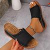 2025 Summer New Arrival Women's Sandals Strappy Flat Sandals Women's Open-Toe Sandals Women's Wedge Sandals