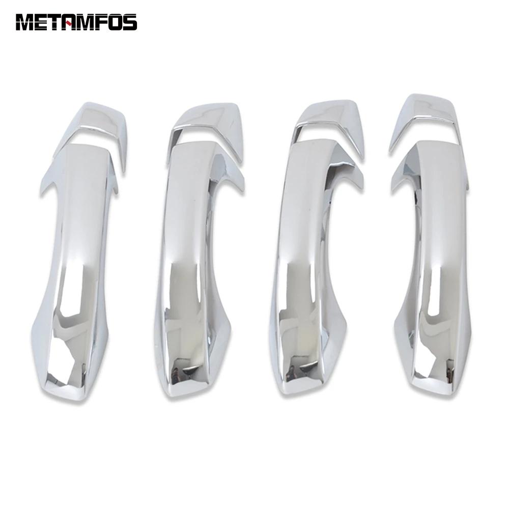 For Volkswagen VW Atlas Teramont 2017- 2024 Chrome Side Door Handle Cover Trim Protector Exterior Accessories Car Styling