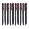 Pentonic 0.7mm Switch Retractable Ball Point Pen Red Ink Pack of 1 X 10pcs for Office, Home & School Writing