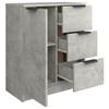 Sideboard Concrete Grey 60 x 30 x 70 cm Engineered Wood