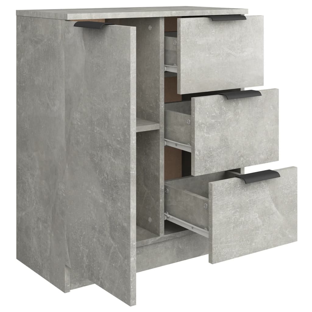 Sideboard Concrete Grey 60 x 30 x 70 cm Engineered Wood