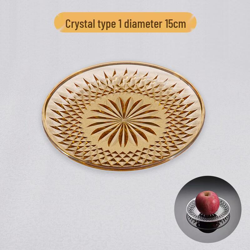 Zhaoran European Style Round Acrylic Serving Tray