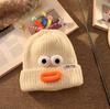 Style Versatile Hat Cute And Funny Big Mouth Womens Warm Hatscaps Knitted