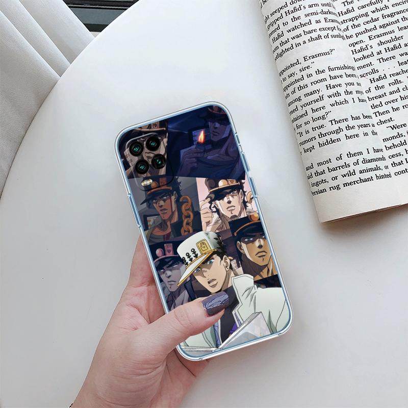 BH31 JoJo's Bizarre Adventure Transparent Phone Case for Motorola Moto G7 G8 G9 G84 G85 G73 G24 G15 Z2 Play Power Plus