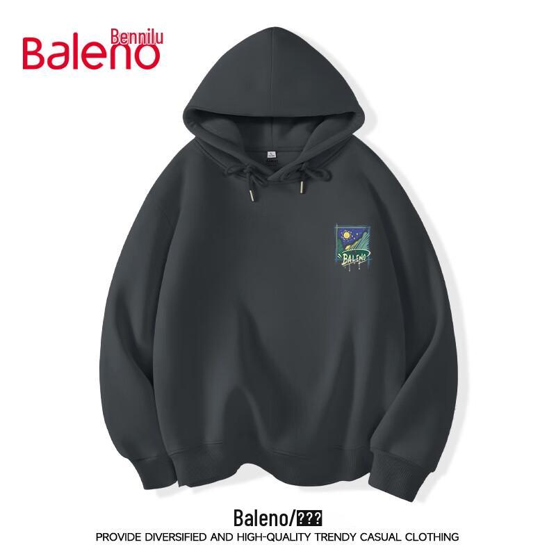 Baleno Men's Casual Loose Fit Hooded Pullover