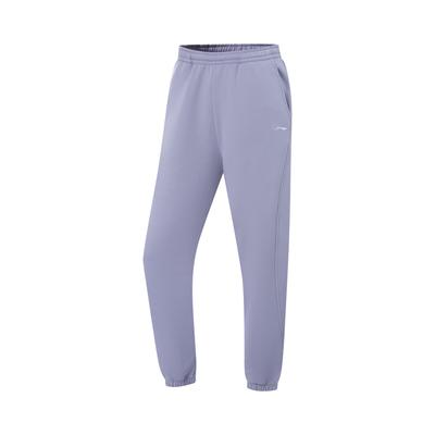 Li Ning Fitness Series Minimalist Training Antistatic Antibacterial Far Infrared Thickened Warm Casual Knitted Sports Pants Women Pants AKLVC22-5