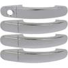 SCITOO Pack of 4 Front Rear Left Driver and Right Passenger Side Chrome Exterior Outside Outer Door Handle Covers for 2013-2017 for Ford Kuga/Escape