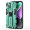 For iPhone 15 Foldable Kickstand Phone Cover PC+TPU Shockproof Protective Case