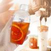 Sızıntı Önleyici Şeffaf PC Reçine Kokteyl Çalkalayıcı Mikser Ölçek Çubuğu Aracı ile(700ml)