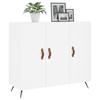 VidaXL White Buffet 90x34x80 Cm Engineered Wood 828076