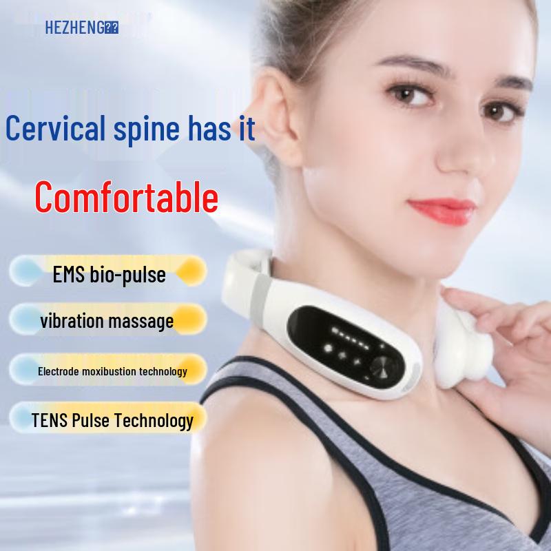 Hezheng Wireless Pulse Neck Massager with Heat