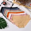 Seamless Silk Panties Women Underwear Sexy Female Underpants Briefs Woman Lingerie Underwear Ice Silk 10 Pcs/Set