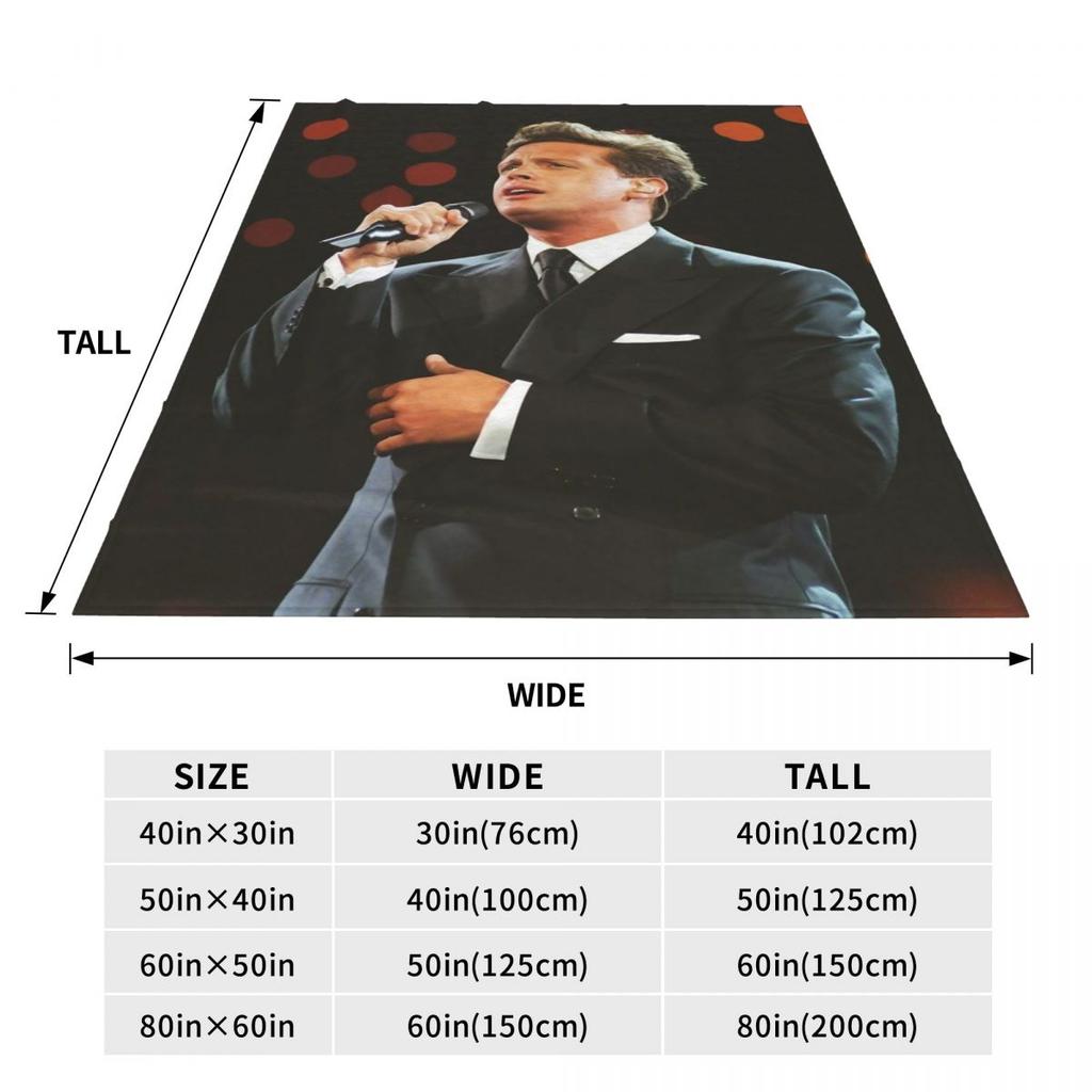 Sıcak Yumuşak Battaniyeler Seyahat L-Luis Miguel Atma Battaniye Meksikalı Şarkıcı Flanel Yatak Örtüsü Kanepe Yatak Komik Kanepe Örtüsü