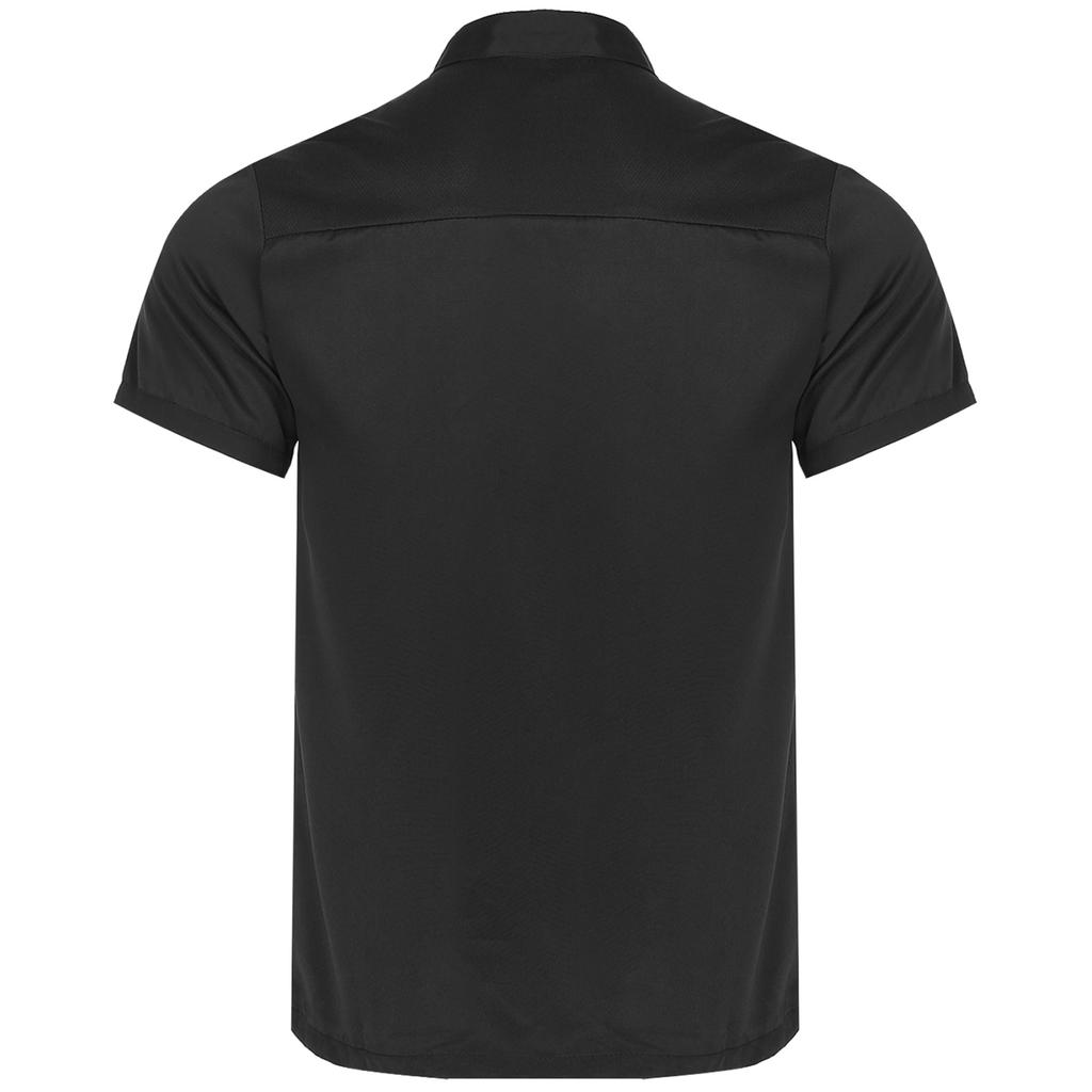 Unisex Stand Collar Chef Jacket for Restaurant Kitchen Uniforms Bakery Staff Durable Work Attire