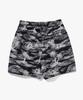 Beipeu Palm Tree Camo Relaxed Fit Beach Shorts (M) Black