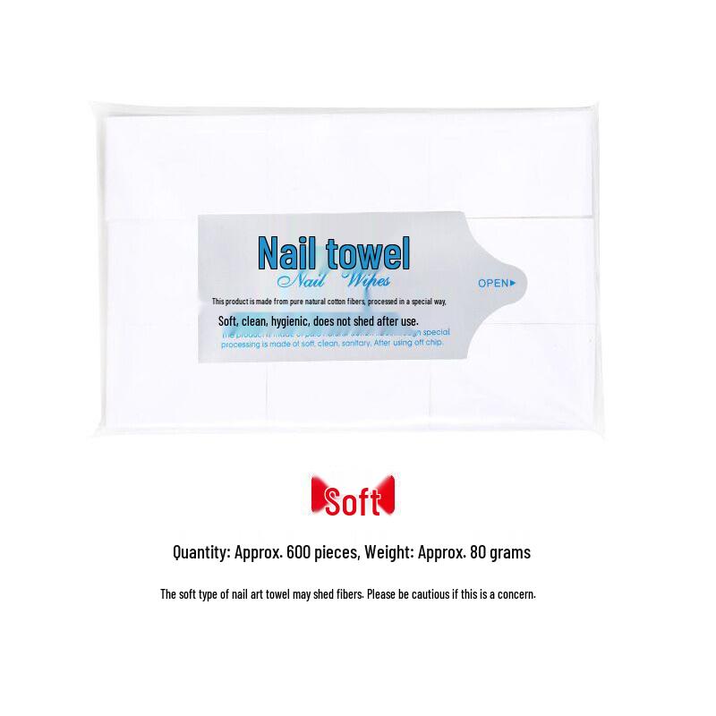 Lint-Free Disposable Nail Polish Remover Pads for Salons
