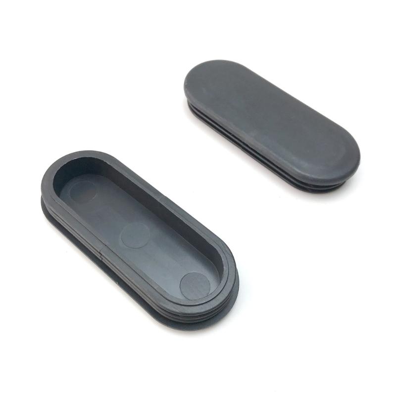 Equipamento de Ginásio Tampa de Plástico Oval Tampa à Prova de Poeira para Proteção de Extremidade de Tubo Instalação Simples Plugue Elíptico