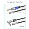 3.5mm Male To 6.35mm Female Adapter 1/8inch Female To TRS 1/4inch Male Adapter Cable for Amplifier Guitar Speakers